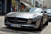 Mercedes SLS AMG Carspotting à Hambourg, juin 2014 hamburg