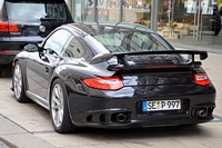 Porsche 911 GT2 997 Carspotting à Hambourg, juin 2014 hamburg