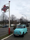 Fiat 500 Oldtimer Tankstelle Hambourg hamburg