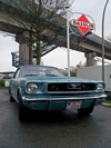 Ford Mustang coupe 66 Oldtimer Tankstelle Hambourg hamburg