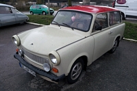 Trabant Oldtimer Tankstelle Hambourg hamburg