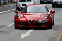 alfa-romeo 4C Carspotting à Francfort (Frankfurt-am-Main), août 2014