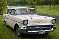 chevrolet nomad 1957 exposition jardinerie Laplace Chelles 2015