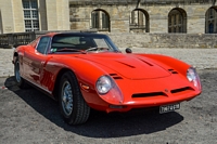 bizzarrini 5300GT strada rassemblement mensuel vincennes en anciennes au château de vincennes, mai 2015