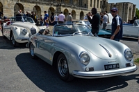 porsche 356 rassemblement mensuel vincennes en anciennes au château de vincennes, mai 2015