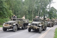 white m16 half-track Souchez 2015