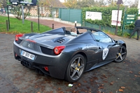 Ferrari 458 Spider Cars & Coffee Paris, novembre 2015