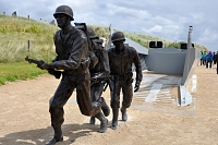 LCVP sculpture Musée du débarquement à Utah Beach