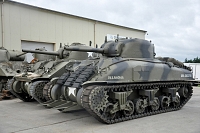 Sherman M4A1 Christian Dours Grizzly Normandy Tank Museum