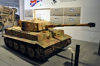 char Tigre à l'échelle 1/2 Normandy Tank Museum