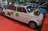 Fiat 500 limousine Salon Epoqu'Auto 2016 à Lyon