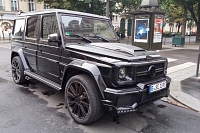 Mercedes-Benz G Brabus Carspotting à Paris 2016