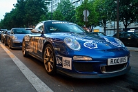 Porsche 911 GT3 RS Team Galag Carspotting à Paris 2016