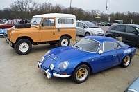 Alpine A110 Rassemblement au château de Vincennes, février 2017