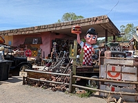  Carspotting sur un bout de la Route 66 en Arizona